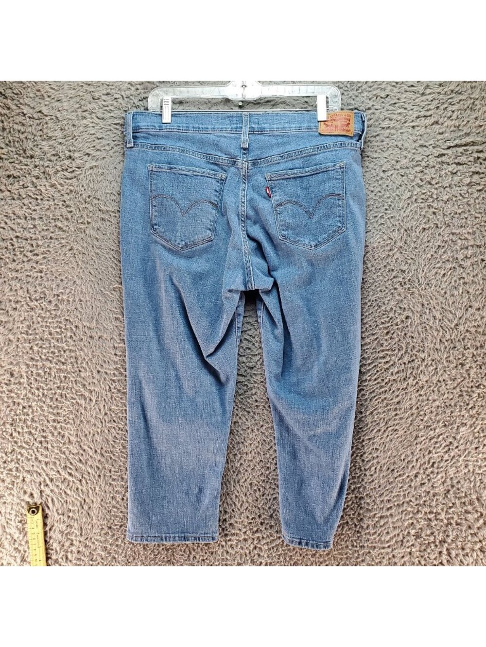 Levis Jeans Womens 32 Blue 311 Shaping Skinny Capri Denim Stretch *Read*